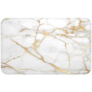 Jbofyee Marble Texture Bath Mat Non-Slip Soft Microfiber Bathroom Rugs Washable Bathmat, Carpet Rug Entryway Decor for Tub Shower Room Floor, 31.5x20 Mat