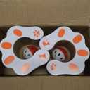 COSOWO Kitty Kurlz Magic Twist Cat Toy, Collapsible & DoubleSided Infinity Design Kitten Scratching Pad, EcoFriendly Cardboard, LongLasting Interactive Play Toy for Indoor Kittens, 2 Pack