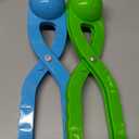 Snow Toys, Snowball Maker Snow Ball Shaper Molds with Handle for Kids Outdoor Indoor Winter Snowball Fight Maker Tool Clip Snow Games for Toddlers Boys Girls Ages 4 5 6 7 (Set of 2,Green,&Ocean Blue)