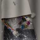 10.6" Bird Mirror with Rope Perch Bird Toys Swing, Comfy Perch for Greys Amazons Parakeet Cockatiel Conure Lovebirds Finch Canaries