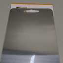 Titanium Cutting Board for Kitchen - 100% Pure Titanium Cutting Boards Non Toxic - 2025 New Upgrade Double Sided Metal Chopping Boards for Meat, Vegetables, Fruits, Dishwasher Safe (14" x 10", 1-Pack)