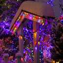 KAQ Outdoor C9 Multicolor Easter Lights, 2PK 100 LED 98ft Extendable Plug in String Lights for Outside, Waterproof Light Wedding Party Outdoor&Indoor Easter Decorations (Multicolor)