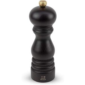 Peugeot Paris Classic Manual Pepper Mill - Adjustable Grinder - Beechwood, Chocolate, 7-Inch