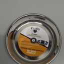 Our Pets DuraPet Stainless Steel Non-Slip (Cat Food Bowl or Water Bowl) (Holds up to 1 Cup of Wet or Dry Food) Easy to Clean