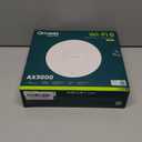 TP-Link EAP650 Ultra-Slim Wireless Access Point  WiFi 6 AX3000, Adapter Included, Mesh, Seamless Roaming, WPA3, MU-MIMO, App Managed, Powered (AX3000+1G Port)