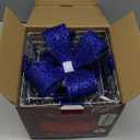 Blue Christmas Decorations, Christmas Lighted Gift Boxes 140 LEDs Light Up Presents Christmas Decor, 8 Modes & Timer Function Plug-in Set of 3 Lighted Christmas Boxes for Xmas Holiday Indoor Outdoor