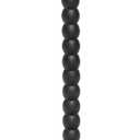 HOOBRO Round Side Table, Small Drink Table for Small Space, Nightstand with Solid Wood Accent Leg, Stable Pedestal, Easy Assembly, for Living Room, Bedroom, Sofa Couch, Corners, Black BK187BZ01