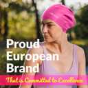 Limmys Premium Swim Cap for Women with Long Hair  Soft Silicone Swimming Cap for Women  Comfortable, Extra Room Fit, Chlorine Resistant & Hypoallergenic  Trusted by Swimmers Worldwide (Medium, White)