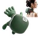 Neck Massager, Electric Neck and Back Massager with Heat, Simulated Human Hand Design Shoulder Neck Massage for Pain Relief and deep Tissue, Shiatsu Massage 4D Kneading, Gifts for Men Women
