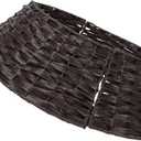 Artificial Rattan Christmas Tree Skirt Collar Vintage Style Tree Decoration Base Frame Design for Artificial Trees Cozy for Holiday Decor