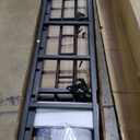 Twin Over Twin Over Twin Metal Triple Bunk Bed, Heavy Duty Steel Frame with Safety Guardrails & Noise Reducing System, Space Saving 3 Tier Bunk Bed for Multiple Kids, Black