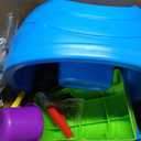 Step2 Rain Showers Splash Pond Water Table, Kids Water and Sand Activity Sensory Playset, Summer Outdoor Toys, 13 Piece Water Toy Accessories, For Toddlers 1.5+ Years Old, Blue & Green