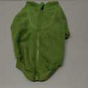 BRKURLEG Dog Sweater Warm Soft Fleece Dogs Sweaters, Turtleneck Sweatshirt for Dogs, Dog Winter Coat, Christmas Pet Jacket with Zipper Cold Weather Coat (Green, S)