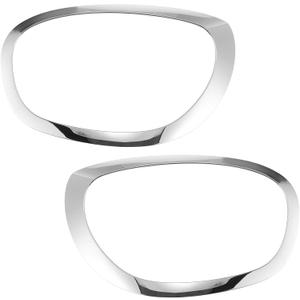 ACROPIX Front Left Right Headlamp Bezel Headlight Cover Decor for Mini Cooper Countryman 2017-2021 Headlight Trim Bezel 51137388117 Plating 1Set Car Parts