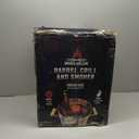 Barrel Smoker Grill Combo | 100% 304 Stainless Steel Barrel | 95% Less Smoke, Even Heat | Easy to Use & Clean  Vertical Smoker Ideal for Balconies and Backyards (MEDIUM-25 LBS)