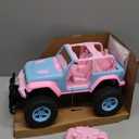 NQD Remote Control Car for Kids 1:16 Scale 80 Min Play 2.4Ghz Off Road RC Trucks with Stickers Toy Car Gift for Girls 3 4 5 6 Year Old (Pink and Blue)