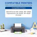 Remanufactured 232XL Ink Cartridges Combo Pack Replacement for 232XL T232 T232XL Ink Cartridge for WF-2930 WF-2950 XP-4200 XP-4205 Printer Ink 4-Pack (Black Cyan Magenta Yellow)
