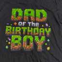 Dad Of The Birthday Boy Game Pixel Number Birthday Party T-Shirt Size XXL