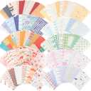 500 Sheets Vintage DIY Scrapbook Aesthetic Paper Supplies Decorative Paper Material for DIY Scrapbook Journal Photo Album Crafts(3.35 x 2.17 Inches,Stylish Style)