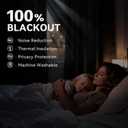 100% Blackout Shield Blackout Curtains for Bedroom, Beige Grommet Curtains for Living Room, Thermal Insulated Room Darkening Drapes for Nursery, Boho Home Decor, 50" W x 84" L, 2 Panels