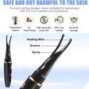 Heated Eyelash Curlers - 2 in 1 Clip- Type Heated lash Curler Best Seller Electric Eyelash Curler LED Display 3 Temp Settings for Makeup Tools USB Rechargeable Natural Curling 24H Long Lasting QI1