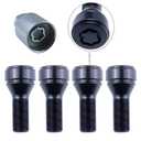 Lockable Wheel Bolt Rim Locks M14x1.25 Compatible with BMW 228i 328d 328i 335i 428i 435i 528i 535d 535i 650i X1 X2 X3 X4 X5 X6 X7 Z4 M2 M3 M4,Replace for 36136792851