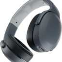 Skullcandy Crusher Evo Wireless Bluetooth Headphones with Multi-Sensory Bass, Noise Isolating Over-Ear Fit, Up to 40 Hours Battery, Microphone for iPhone Android - Chill Grey