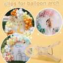 Balloon Arch Clips, 20 Pack Transparent Plastic Clips For Balloon Arch(10 Pack 2.4 Inch And 10 Pack 3.5 Inch), Backdrop Clamps, Spring Clamps For Party Decoration Crafts And Photography Studios