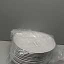 Dandat 12 Pcs Large Serving Platters Oval Trays White Plates Serving Dish for Wedding Party Restaurant Home Steak, Taco, Sushi, Appetizer, Cake (16 Inch)