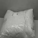 MIULEE 18x18 Pillow Inserts,Set of 2 Down Feather Throw Pillows for Couch Sofa Bed, Decorative Fluffy Throw Pillow Inserts Cotton Fabric,White