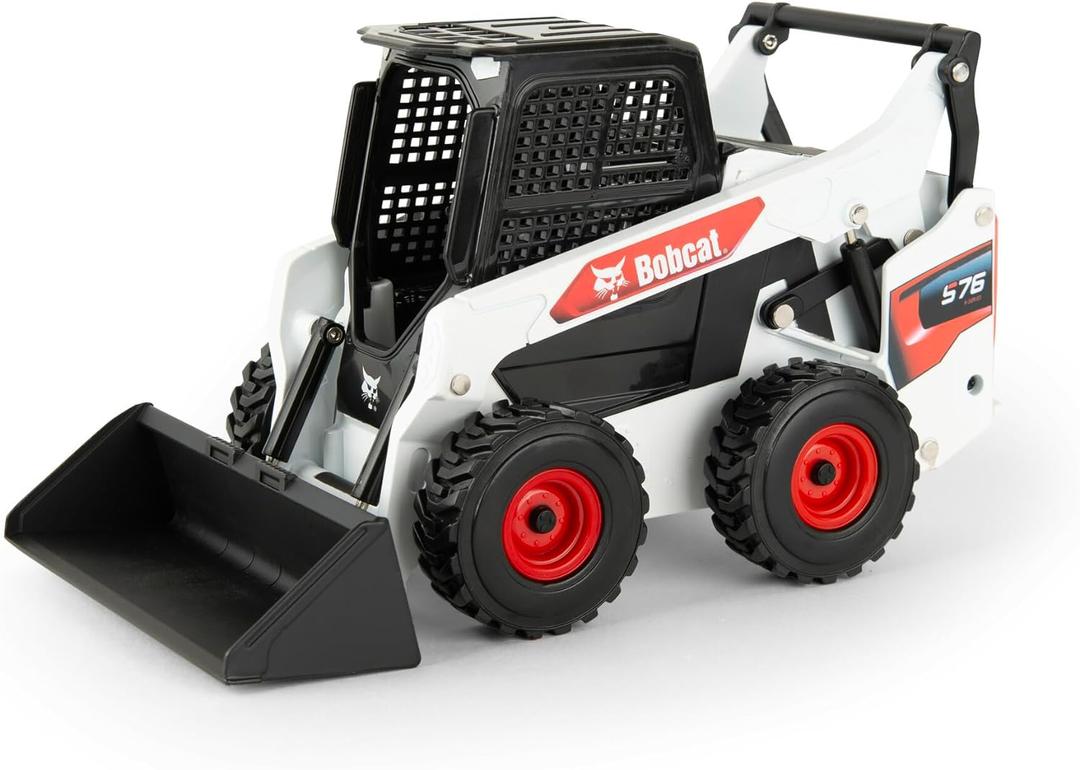 ERTL Bobcat S76 Skid Steer Loader - 1:16 Scale - Includes Functional Loader - Collectible Die-Cast Metal Construction Toys for Kids and Collectors - Toy Construction Vehicles - Ages 8 Years and Up