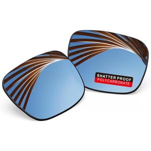 iLikeo PRO+ Polycarbonate Polarized Replacement Lenses for Ray-Ban JUSTIN RB4165 55mm Sunglasses - Silver Titanium