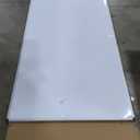 VIZ-PRO Double-Sided Magnetic Mobile Whiteboard, 72 x 40 Inches, Rolling Dry Erase Board Easel Stand on Wheels with Aluminium Frame for School Office Home