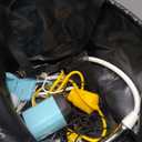 Portable Shower for Camping with Immersion Water Heater, Rechargeable Camping Shower Pump, Outdoor Hot Shower with 6.6 Gallons Folding Bucket for Camping, Hiking, Traveling, Washing (Hot Shower Kit(No Tent))