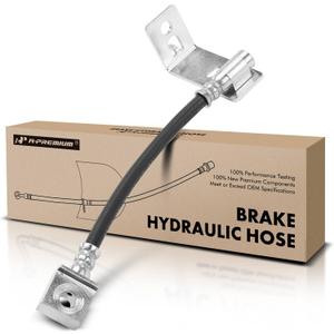 A-Premium Rear Driver Brake Hydraulic Hose Compatible with Select Ford Models - For F-350 Super Duty 2017 2018 2019, with Dual Rear Wheel, Crew/Extended/Standard Cab Pickup Only