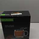 CNGLASS 16oz Double Walled Glass Coffee Mugs(4-pack),Large Clear Coffee Cups with Handle,Glass Espresso Mugs for Latte,Cappuccino,Tea