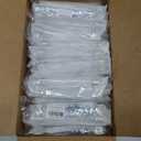 Orger 25 Pack 5 Inch Hole Centers Cabinet Pulls - Round Tube Acrylic Drawer Pulls Polished Chrome Modern Cabinet Handles for Kitchen and Bathroom Cabinets