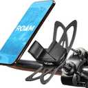 Roam Universal Black Net Bike Phone Mount Holder, 360 Rotation Hands Free Cell Navigation System for Motorcycle eBike Dirt Road Cruiser Scooter Jogging Stroller, Adjustable Up to 3.6" W x 7" L