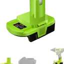 for Milwaukee to for Ryobi Battery Adapter (for M18 Battery Work for Ryobi 18V Tool)