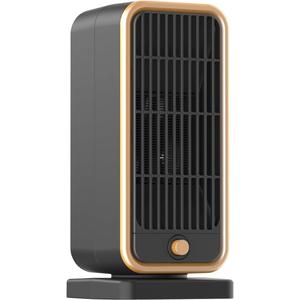 500W Portable Space Heater With Tip-Over Protection, 110V | Heats in 3 Seconds, Plus Overheat Protection for Safe Personal Use, Suitable for Bedroom, Office, Home, with Plug