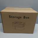 3-Tier Medicine Organizer - Portable Medicine Cabinet with Plastic Handle, Multipurpose Medical Box with Pill Box, Empty First Aid Kit for Home