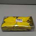 Oaoleer 3pcs Cheerleading Pom Poms with Baton Handle Cheer Bows for Team Spirit Sports Dance Cheering Kids Adults (Gold)