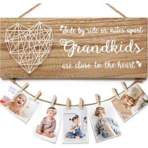 Best Grandma Gifts Christmas Gifts for Grandma Picture Frame, Birthday Gift for Nana from Grandchildren Granddaughter Grandson, Grandkids Photo Holder Grandpa Gigi Nana Gift for Thanksgiving