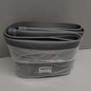 URMONA Waterproof Silicone Under Sink Mat 31'' x 22'' Shelf Liner for Kitchen and Bathroom, Cabinet and Counter Protector, Storage and Organizers, Litter Mat, Pet Cat Puppy Essentials(Dark Grey)