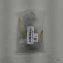 Antique Rose Flower Cabinet Knobs, Vintage Kitchen Shabby Chic Zinc Alloy White Drawer Pull Handles for Dresser Vanity Nightstand Cupboard Wardrobe, 8 Pack (Silver Line)