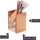 2 x Moosy Life Moonlight Rose Gold Acrylic Makeup Brushes Holder