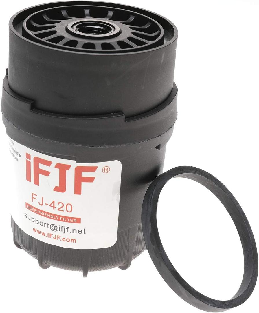 iFJF FF42000 Fuel Filter Replacement for FF42001 FF5494 User-Friendly Version of FF5018 FF5033 FF5052 FF5074 Replaces 4990879 3903640 3931065 3" Diameter Spin-on