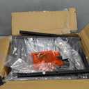 MAHANCRIS Bookshelf, 5-Tier Bookcase, Standing Book Shelf for Small Space, Storage Shelf Organizer, for Living Room, Bedroom, Study, Balcony, Rustic Brown and Black BKHR5501