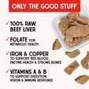 Stella & Chewy's Freeze-Dried Raw Beef Liver Dog Treats - Single Ingredient, No Additives - Premium Training Treats - Perfect For Picky Eaters - 3oz Bag (3 Ounce (Pack of 1))