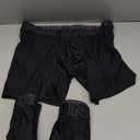 Under Armour Men's Multi-Pack Standard Tech 6" Inseam Boxer Brief (Medium, Black Solid - Core 3 Pack)